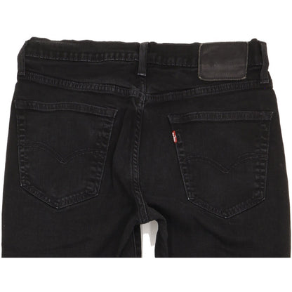 Levi's 514 Men Black Straight Slim Stretch Jeans W33 L31