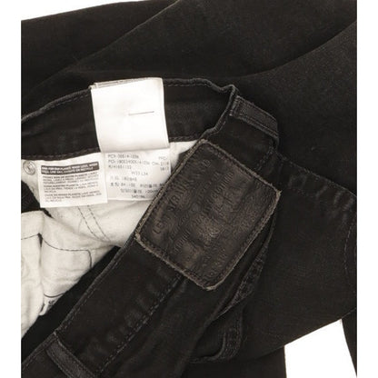 Levi's 514 Men Black Straight Slim Stretch Jeans W33 L31