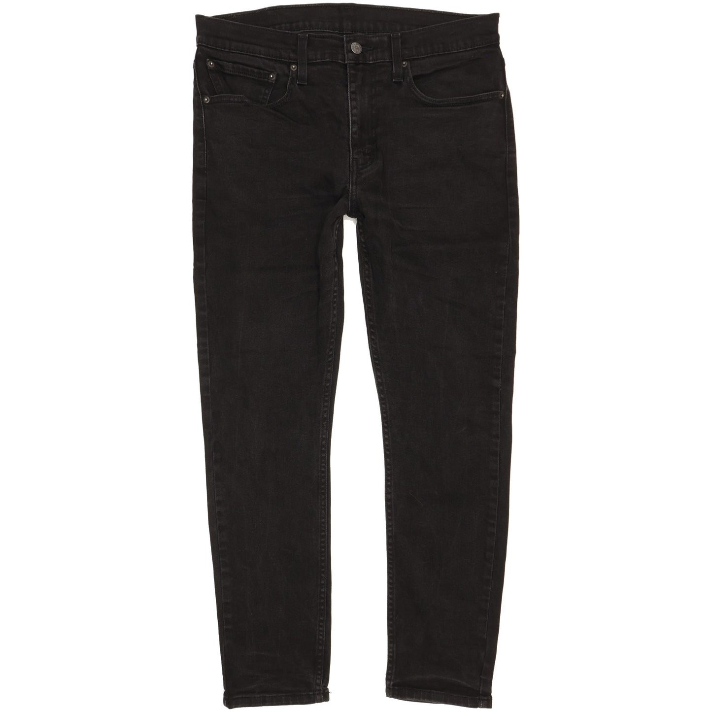 Levi's 512 Men Black Tapered Slim Stretch Jeans W34 L28