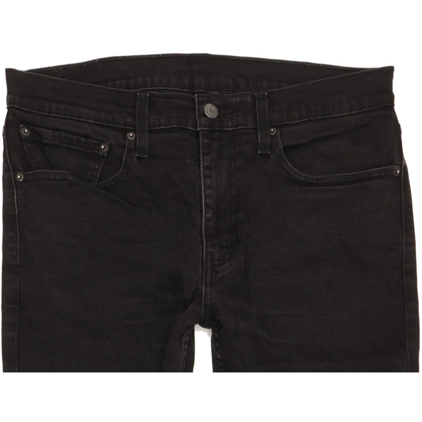 Levi's 512 Men Black Tapered Slim Stretch Jeans W34 L28