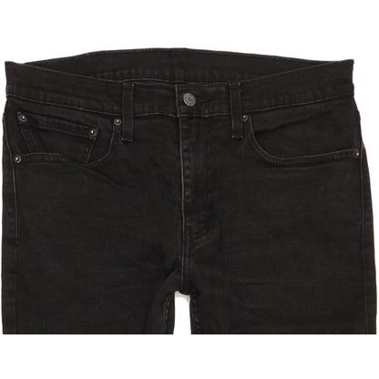Levi's 512 Men Black Tapered Slim Stretch Jeans W34 L28