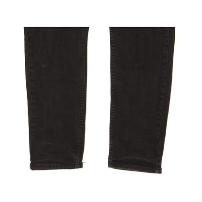 Levi's 512 Men Black Tapered Slim Stretch Jeans W34 L28