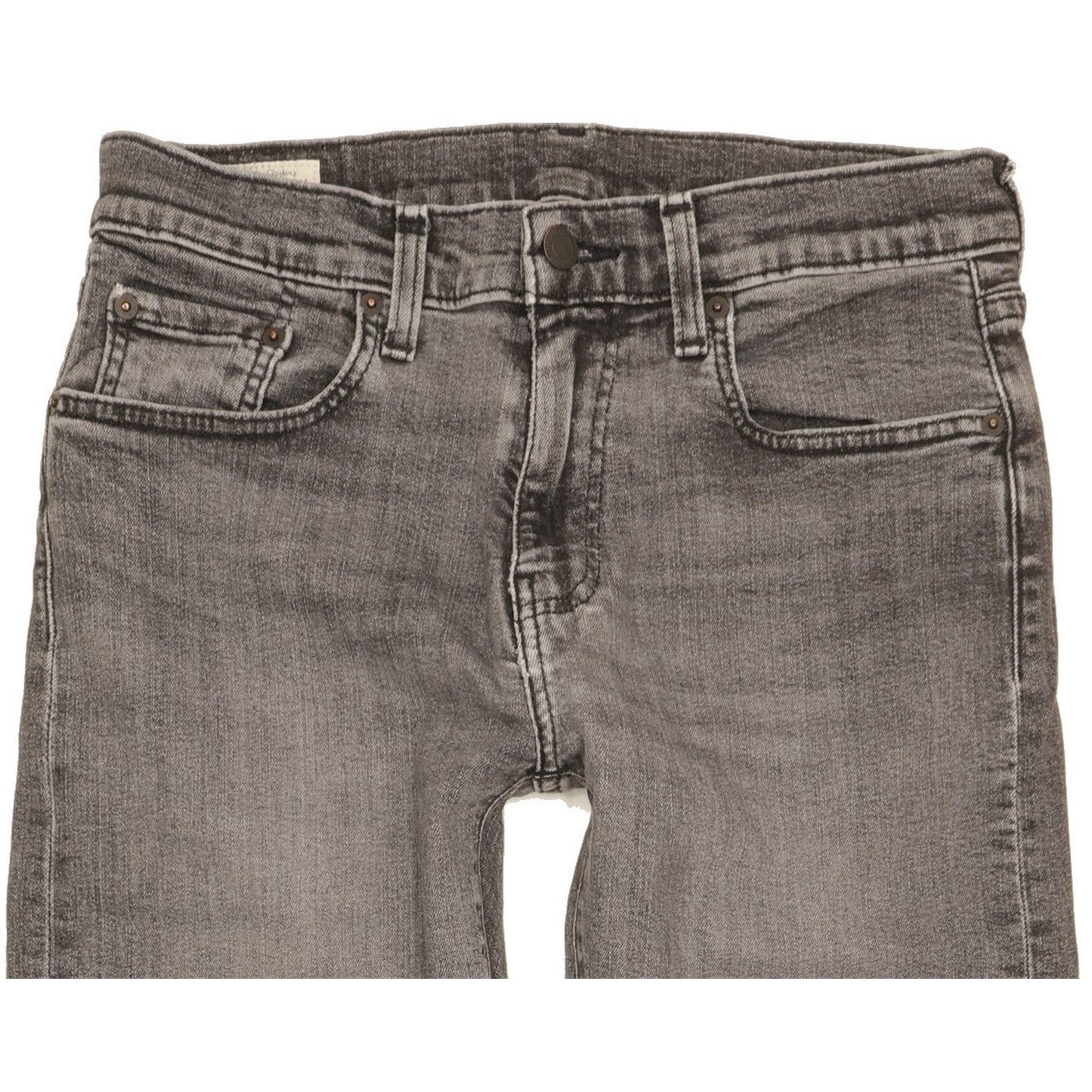Levi's 502 Men Grey Tapered Regular Stretch Jeans W31 L30
