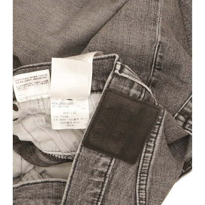 Levi's 502 Men Grey Tapered Regular Stretch Jeans W31 L30