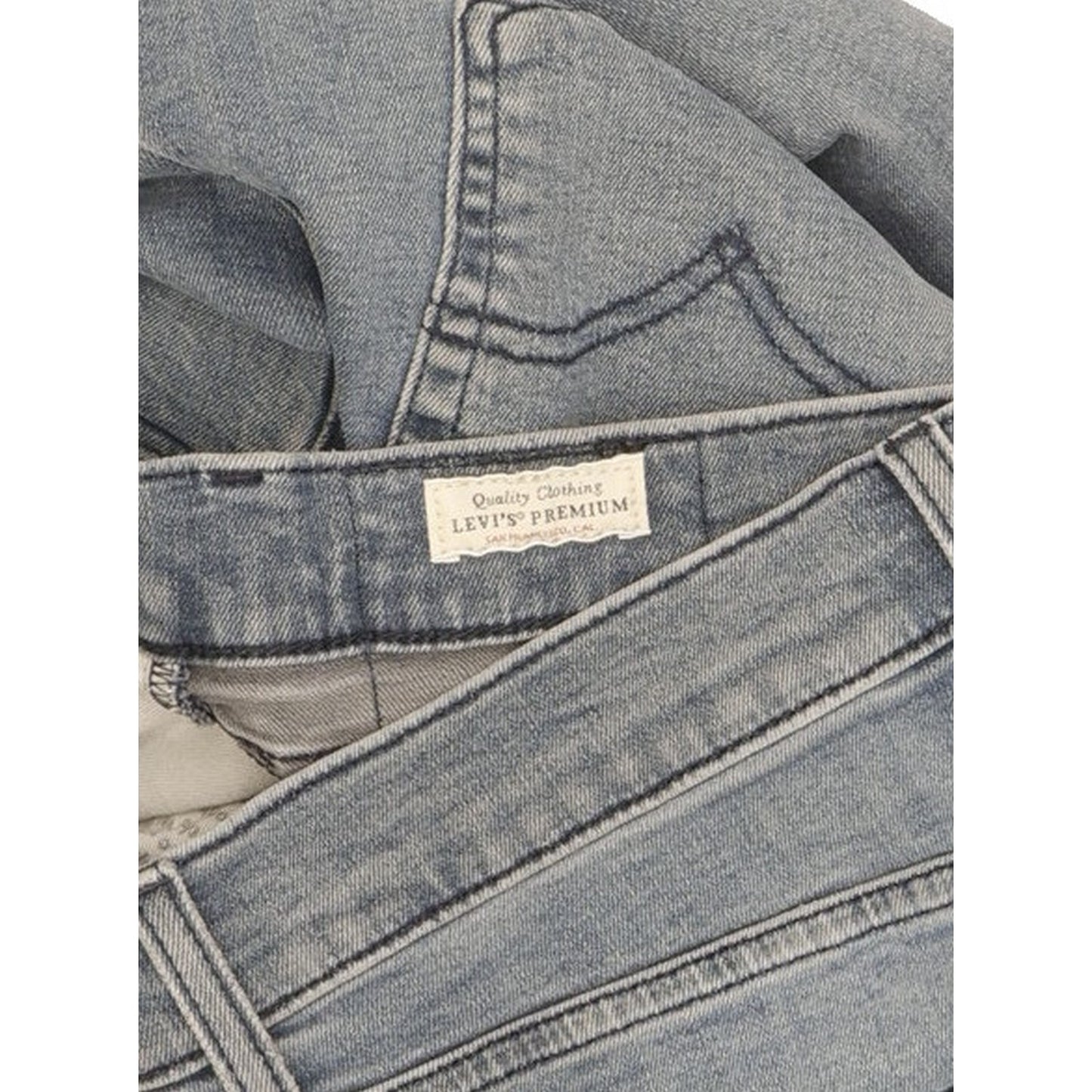 Levi's 512 Men Blue Tapered Slim Stretch Jeans W33 L28