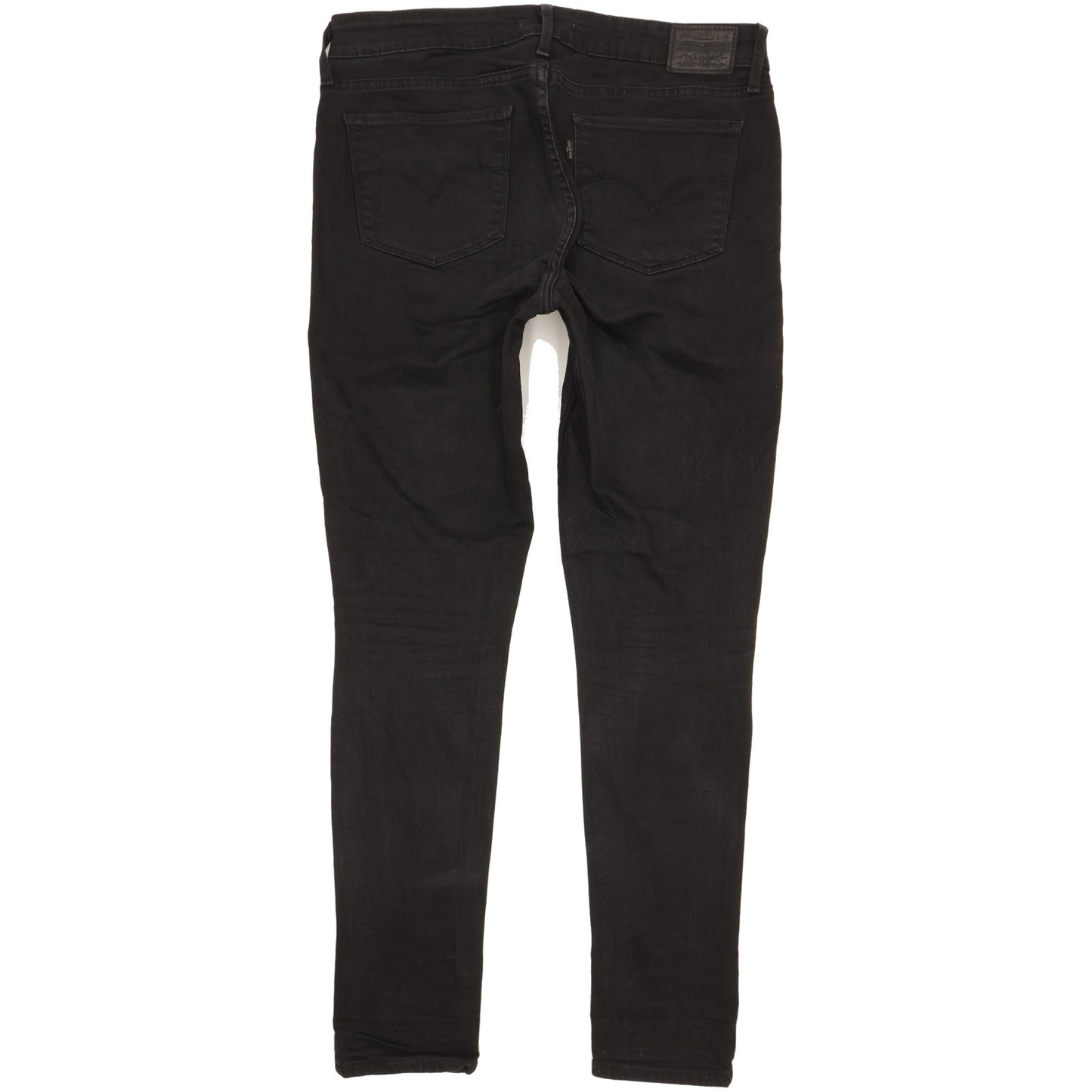 Levi's 711 Women Black Skinny Slim Stretch Jeans W30 L29