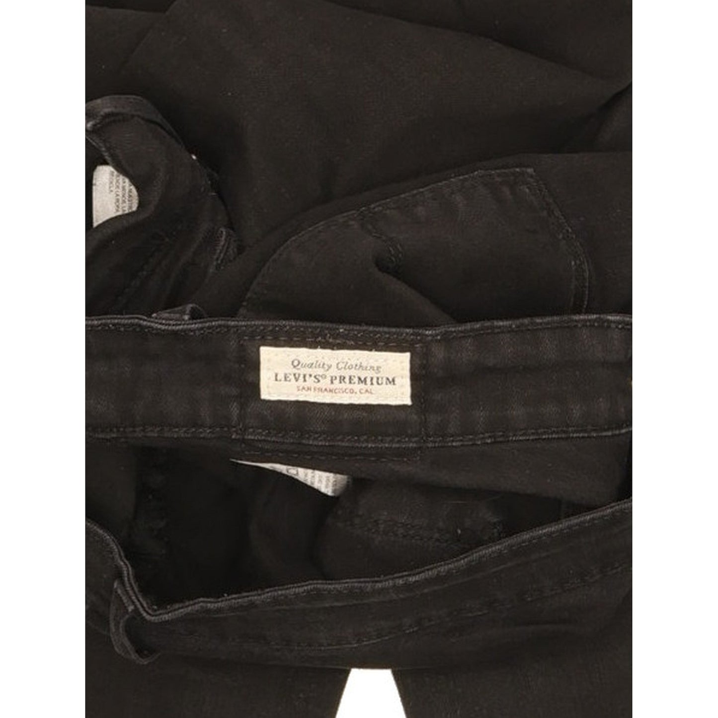 Levi's 711 Women Black Skinny Slim Stretch Jeans W30 L29