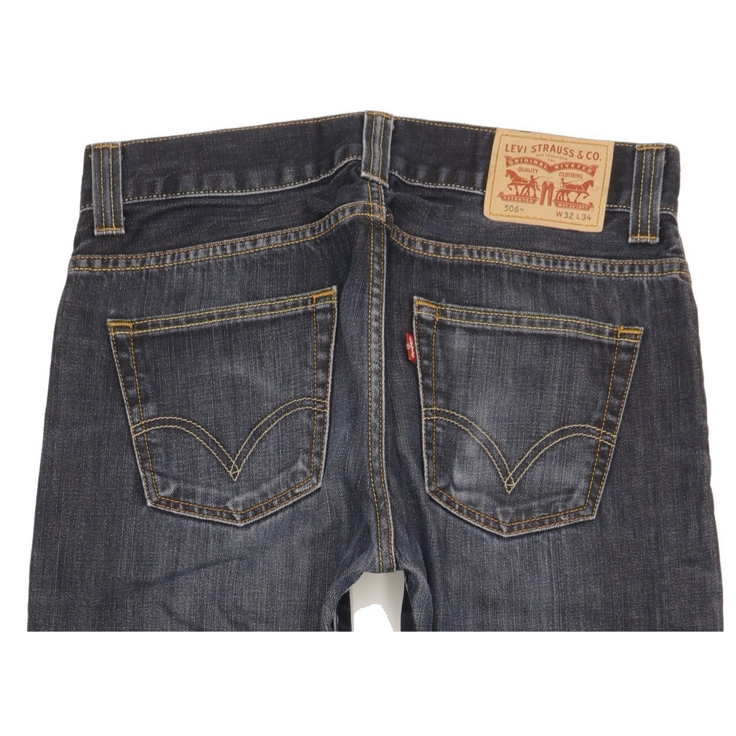 Levi's 506 Men Blue Straight Regular Jeans W32 L33