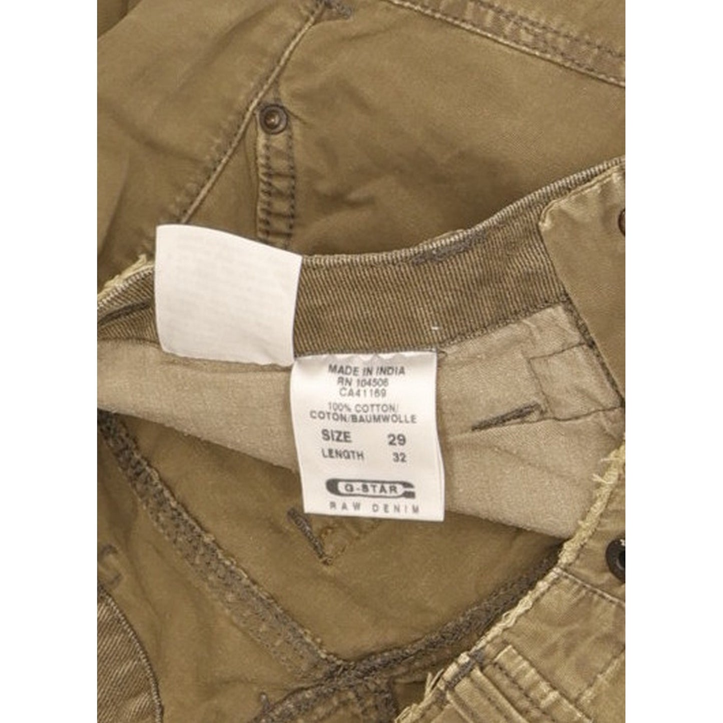 G-Star Wood Women Green Flared Slim Jeans W29 L32