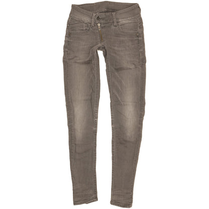 G-Star Lynn Women Grey Skinny Slim Stretch Jeans W24 L30