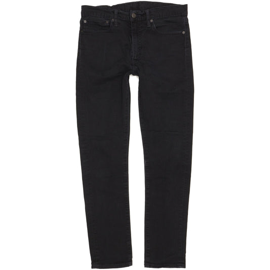 Levi's 510 Men Black Skinny Slim Stretch Jeans W34 L31