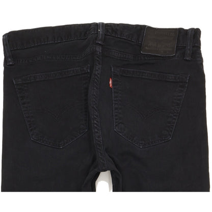 Levi's 510 Men Black Skinny Slim Stretch Jeans W34 L31