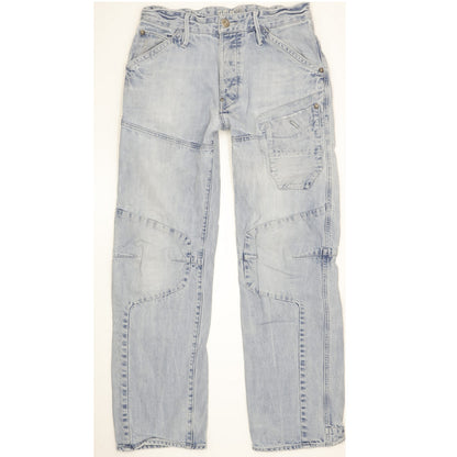 G-Star Skiff 5620 3D Men Blue Straight Loose Jeans W31 L32