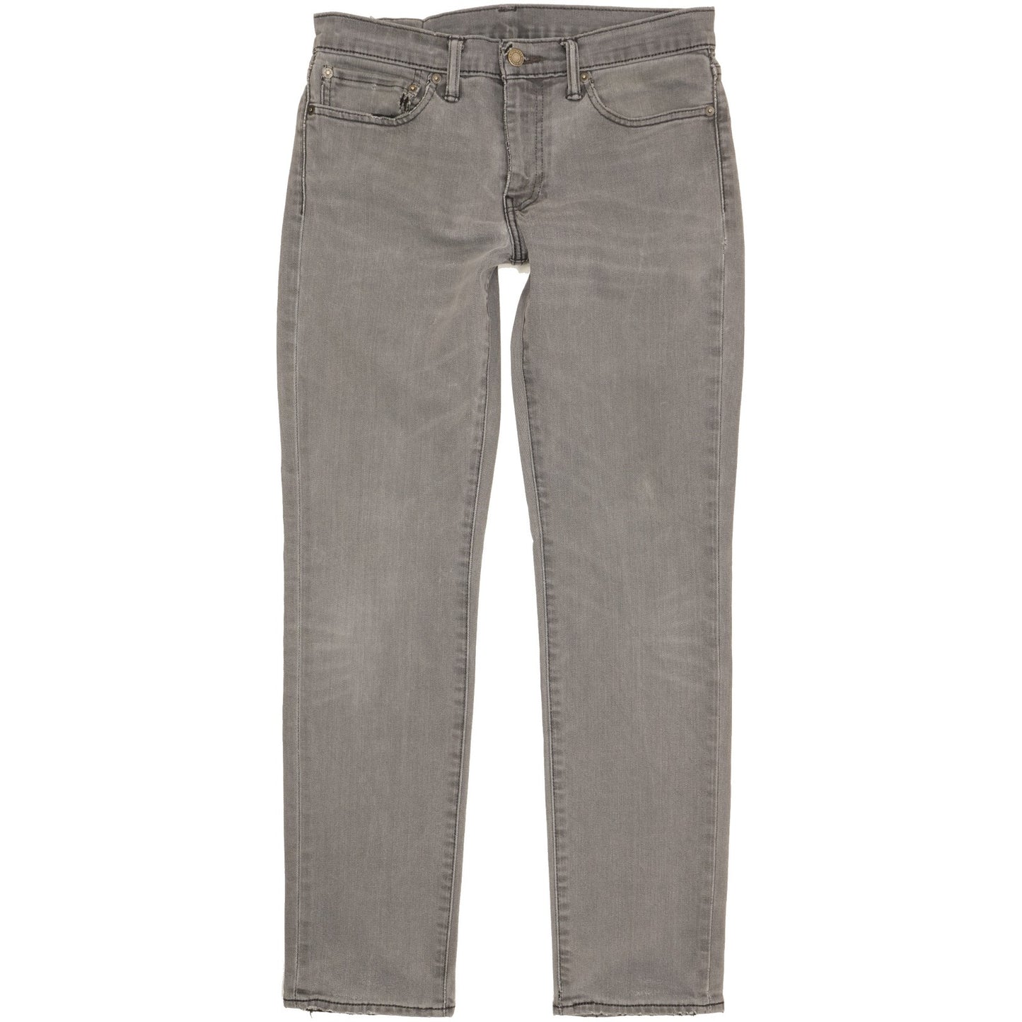 Levi's Men Grey Straight Slim Jeans W32 L31