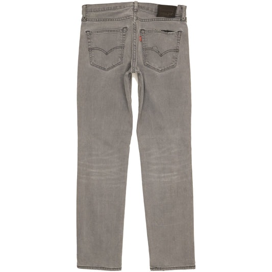Levi's Men Grey Straight Slim Jeans W32 L31