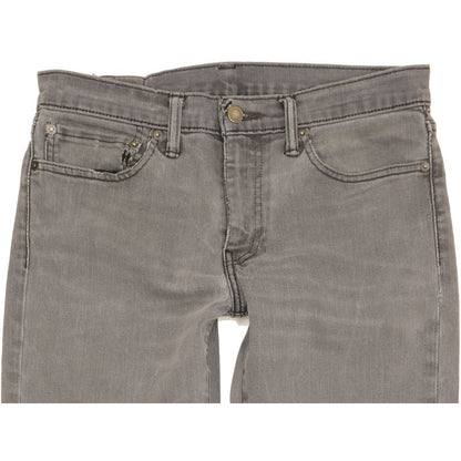 Levi's Men Grey Straight Slim Jeans W32 L31