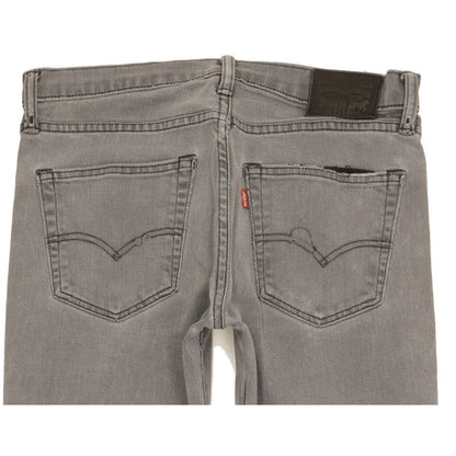 Levi's Men Grey Straight Slim Jeans W32 L31