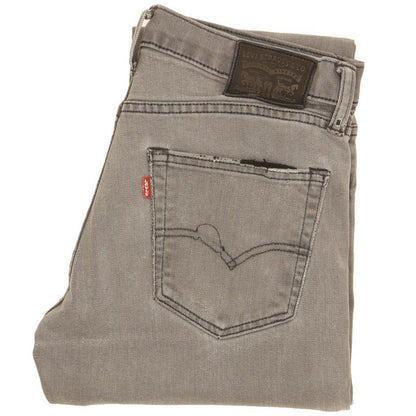 Levi's Men Grey Straight Slim Jeans W32 L31