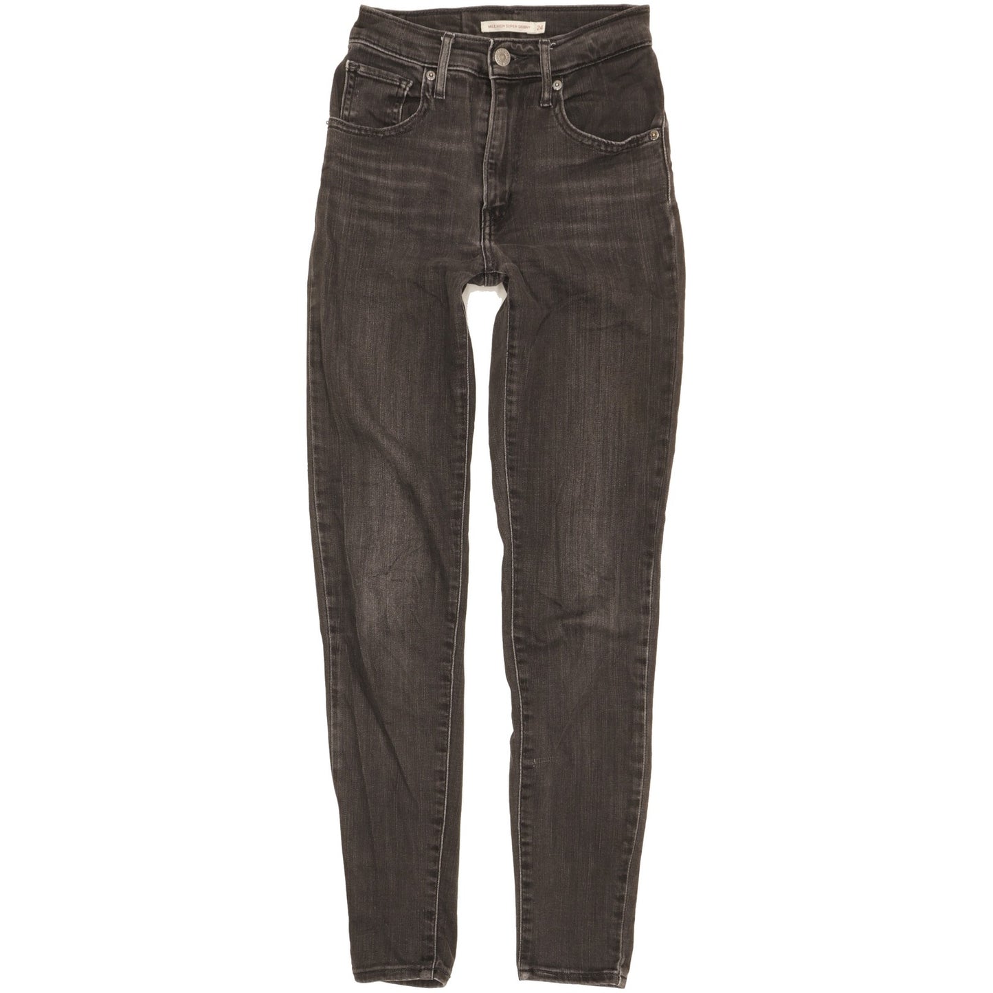Levi's Mile Women Black Skinny Slim Stretch Jeans W24 L29