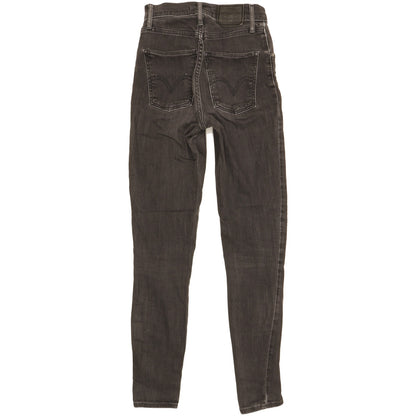 Levi's Mile Women Black Skinny Slim Stretch Jeans W24 L29