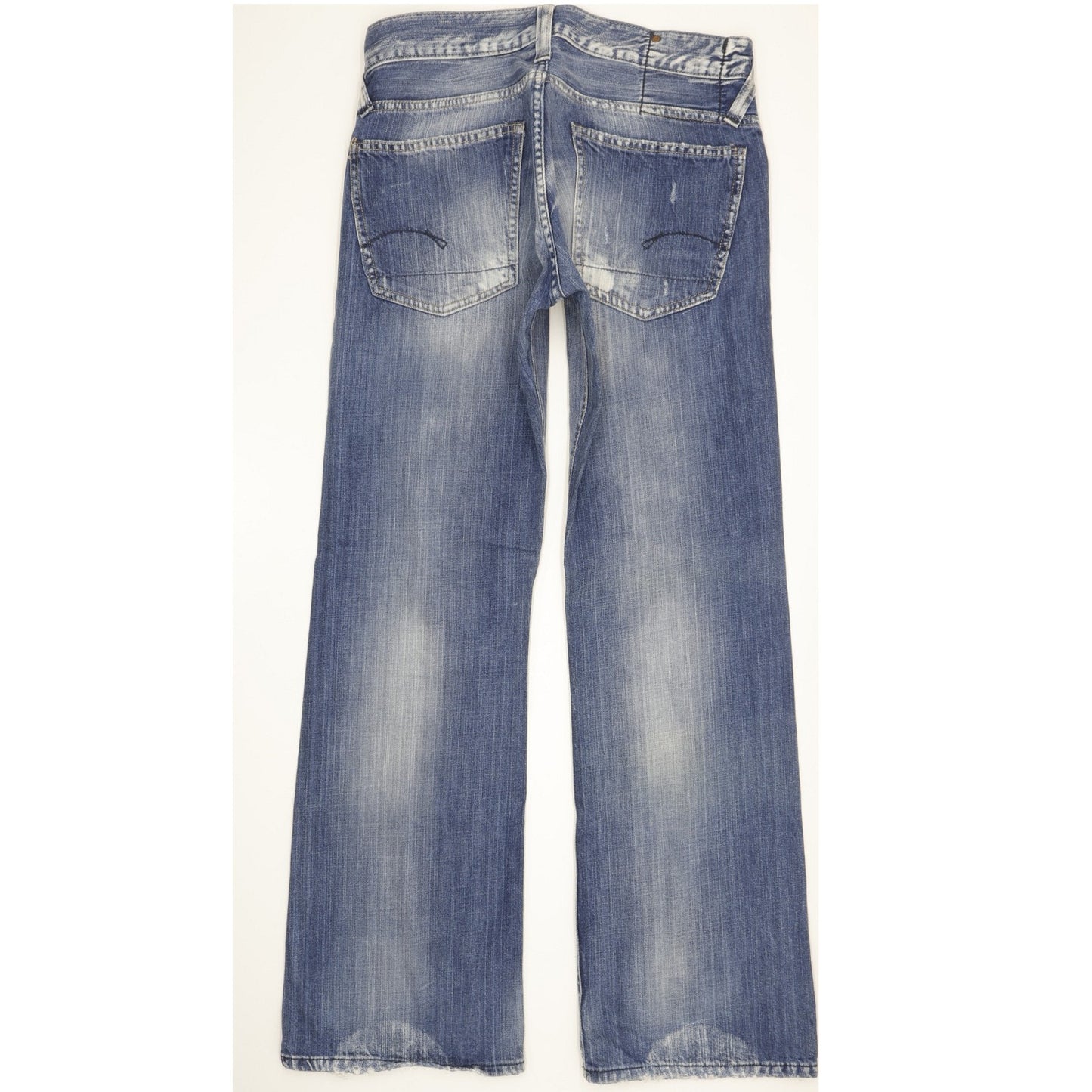 G-Star S.C. Score Custom Men Blue Bootcut Slim Jeans W30 L32