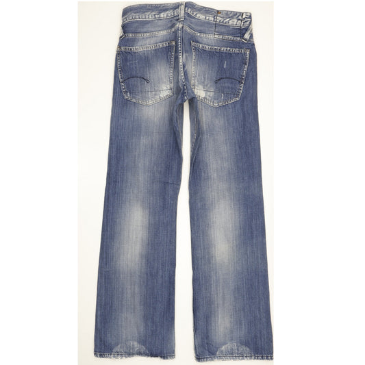G-Star S.C. Score Custom Men Blue Bootcut Slim Jeans W30 L32