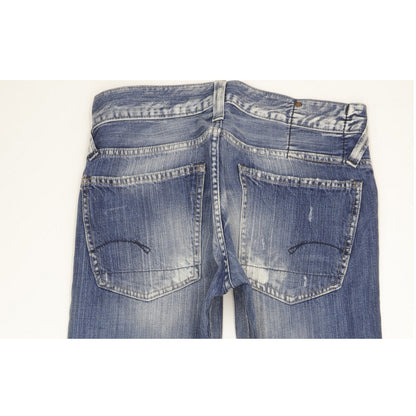G-Star S.C. Score Custom Men Blue Bootcut Slim Jeans W30 L32