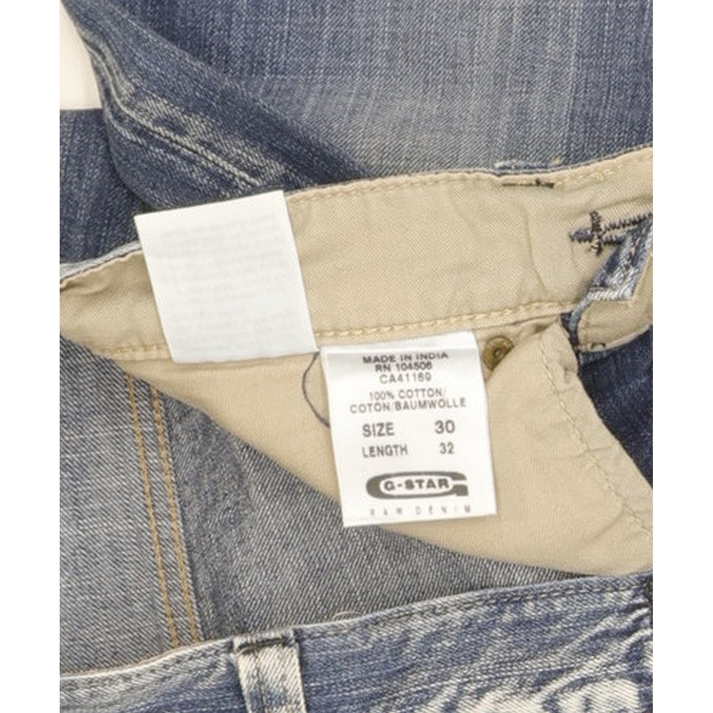 G-Star S.C. Score Custom Men Blue Bootcut Slim Jeans W30 L32