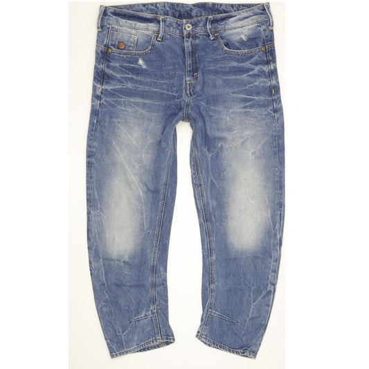 G-Star Men Blue Tapered Loose Jeans W34 L32