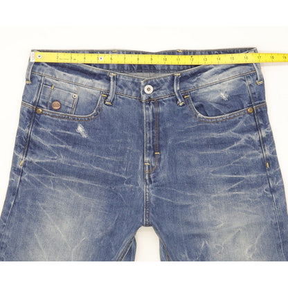 G-Star Men Blue Tapered Loose Jeans W34 L32