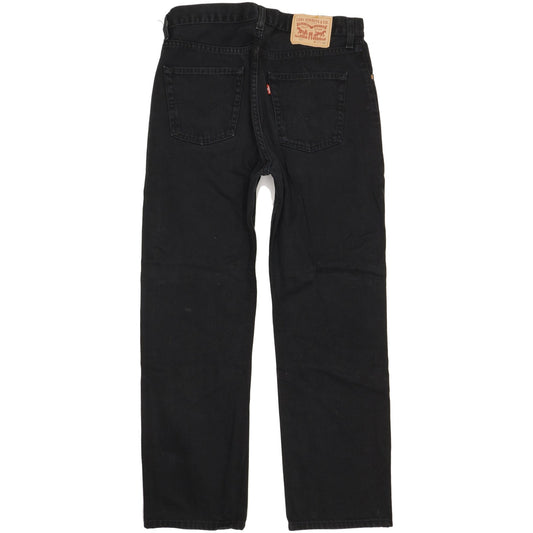 Levi's 751 Men Black Straight Regular Jeans W32 L29