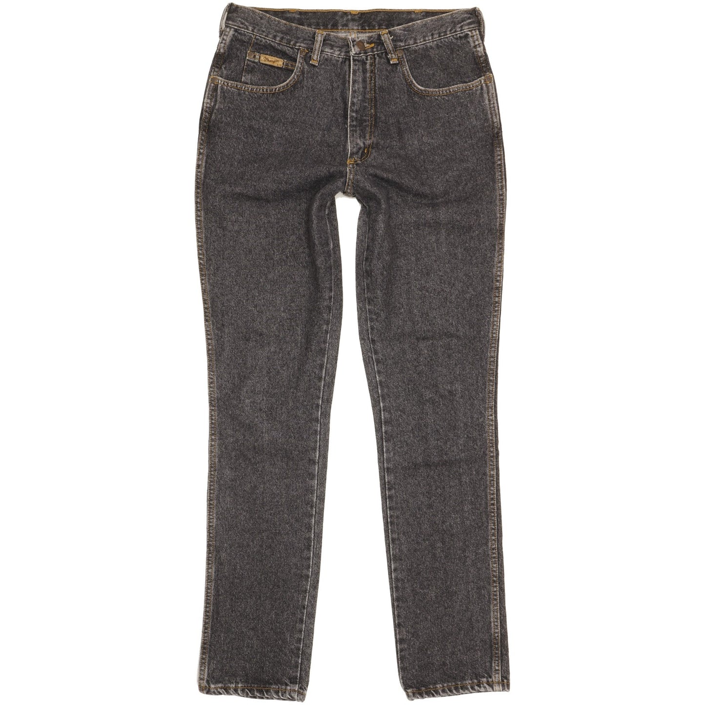 Wrangler Kansas Men Black Straight Slim Jeans W33 L33