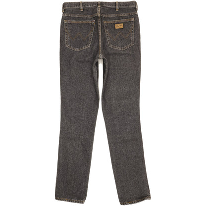 Wrangler Kansas Men Black Straight Slim Jeans W33 L33