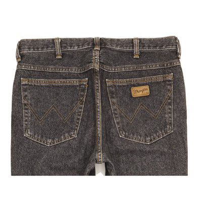 Wrangler Kansas Men Black Straight Slim Jeans W33 L33