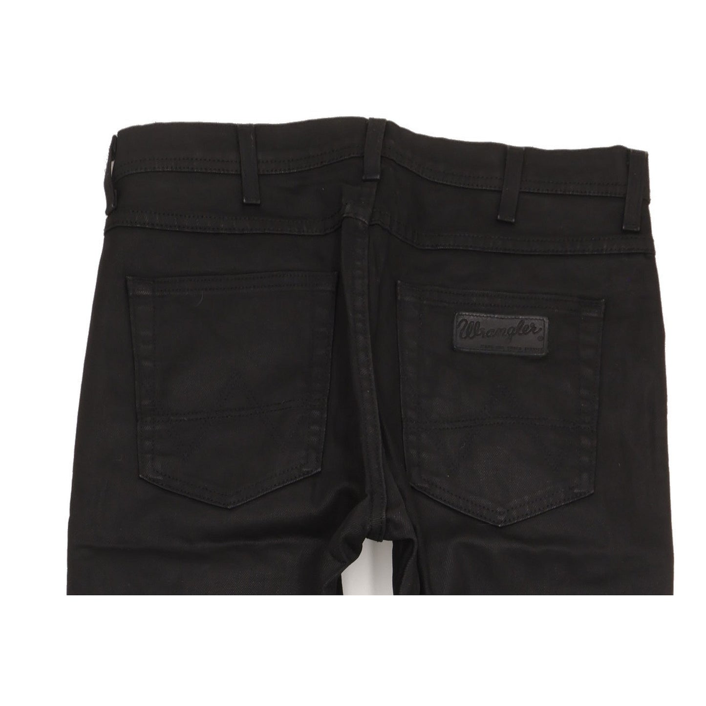 Wrangler Arizona Men Black Straight Regular Stretch Jeans W33 L33