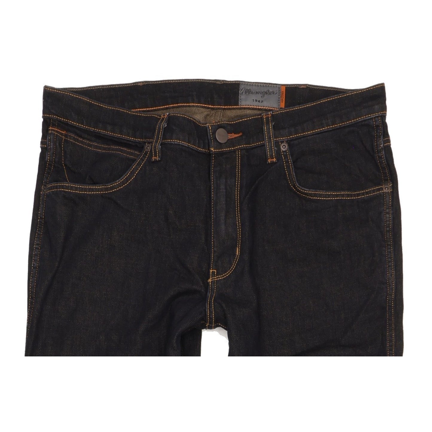 Wrangler Arizona Men Navy Straight Regular Stretch Jeans W36 L31