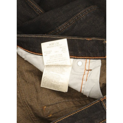Wrangler Arizona Men Navy Straight Regular Stretch Jeans W36 L31