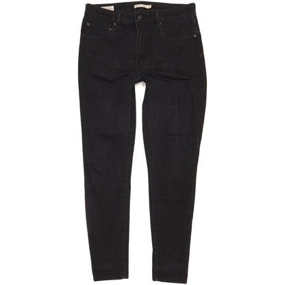 Levi's 721 Black Skinny Slim Stretch Jeans High Waisted W31 L30