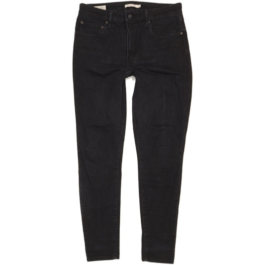 Levi's 721 Black Skinny Slim Stretch Jeans High Waisted W31 L30