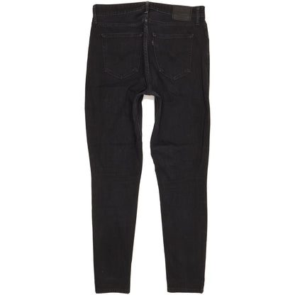 Levi's 721 Black Skinny Slim Stretch Jeans High Waisted W31 L30