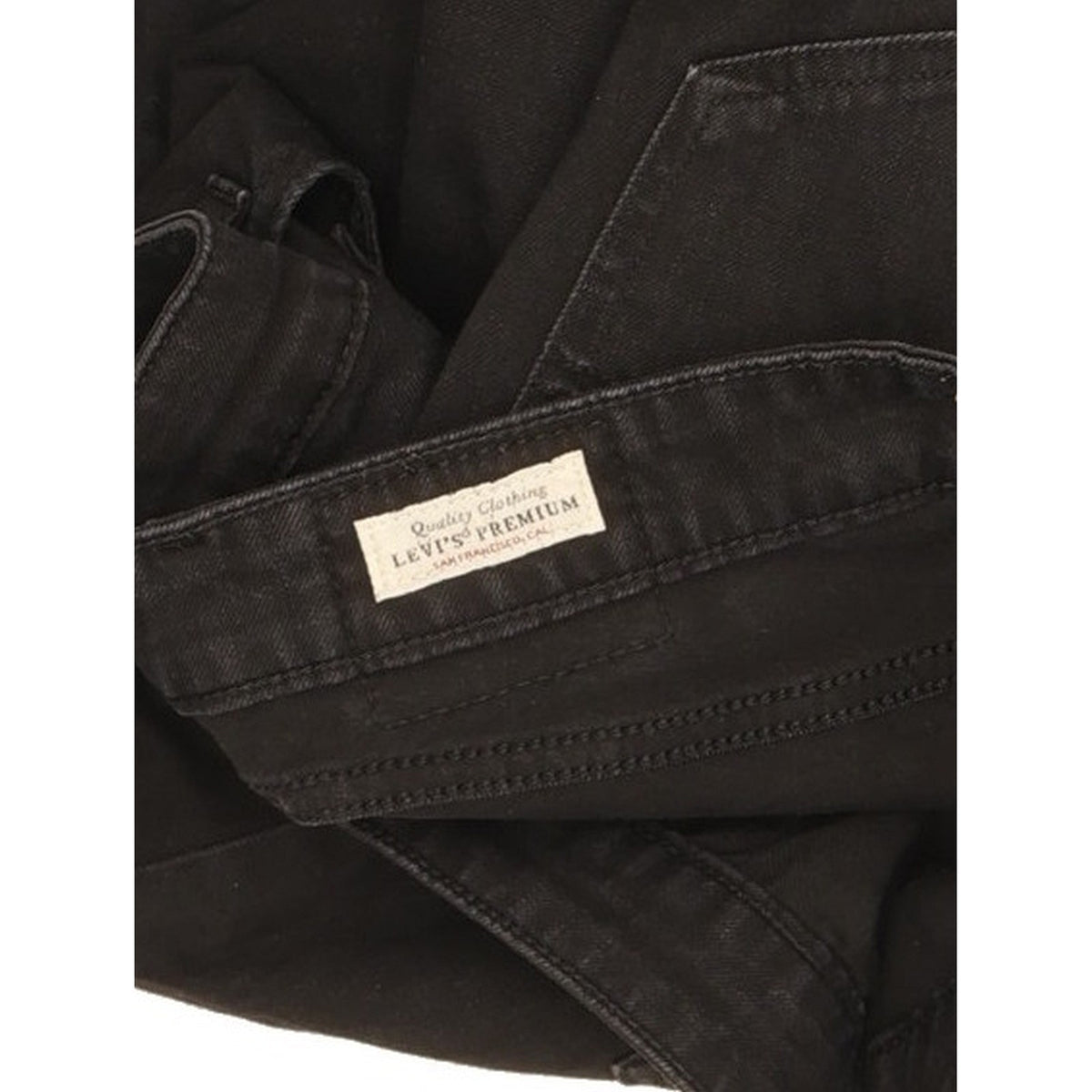 Levi's 721 Black Skinny Slim Stretch Jeans High Waisted W31 L30