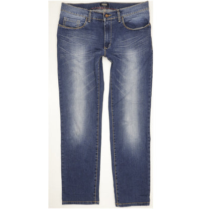 Pioneer Rando Men Blue Straight Regular Stretch Jeans W36 L32