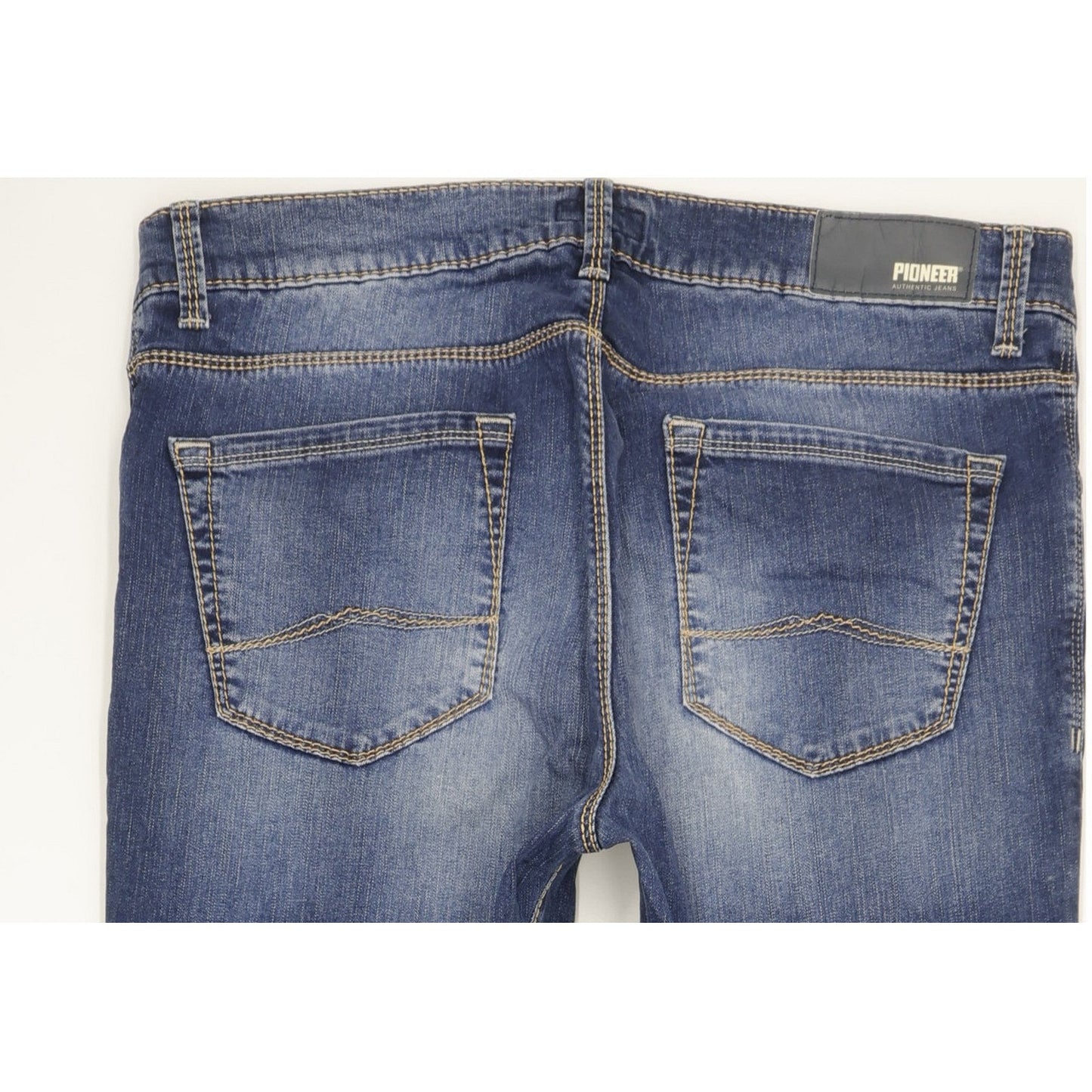Pioneer Rando Men Blue Straight Regular Stretch Jeans W36 L32
