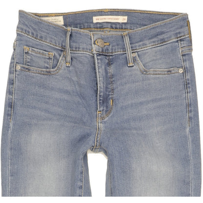 Levi's 310 Shaping Women Blue Skinny Slim Stretch Jeans W26 L27