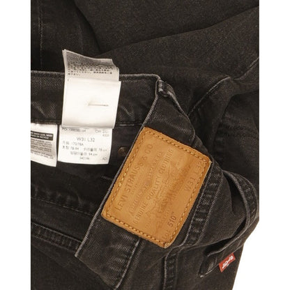 Levi's 510 Men Black Skinny Slim Jeans W31 L30
