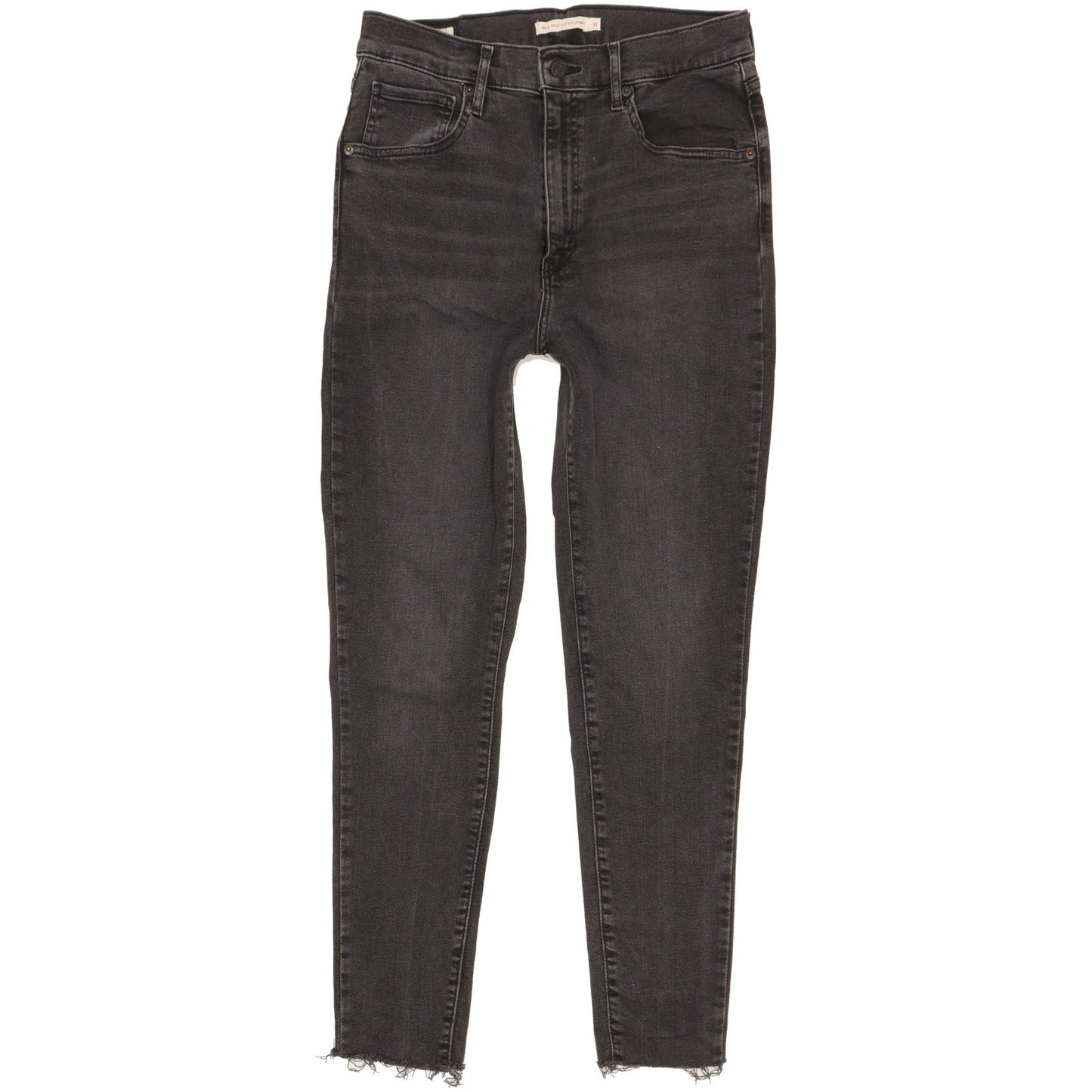 Levi's Mile Black Skinny Slim Stretch Jeans High Waisted W31 L28