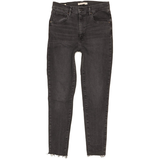 Levi's Mile Black Skinny Slim Stretch Jeans High Waisted W31 L28