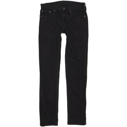 Levi's 511 Men Black Straight Slim Stretch Jeans W31 L34