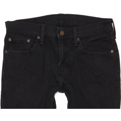 Levi's 511 Men Black Straight Slim Stretch Jeans W31 L34