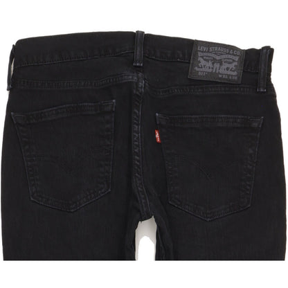 Levi's 511 Men Black Straight Slim Stretch Jeans W31 L34